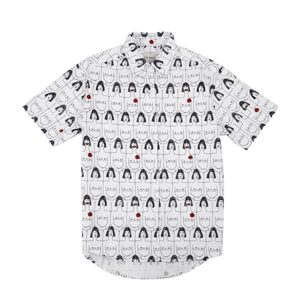 RARE Rachel Antonoff Jonny Shirt - Dressler Print